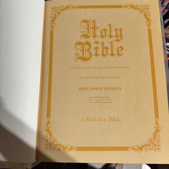 Vintage 1971 Holy Bible King James Our Family Bible Version Old and New Regency - Picture 14 of 14